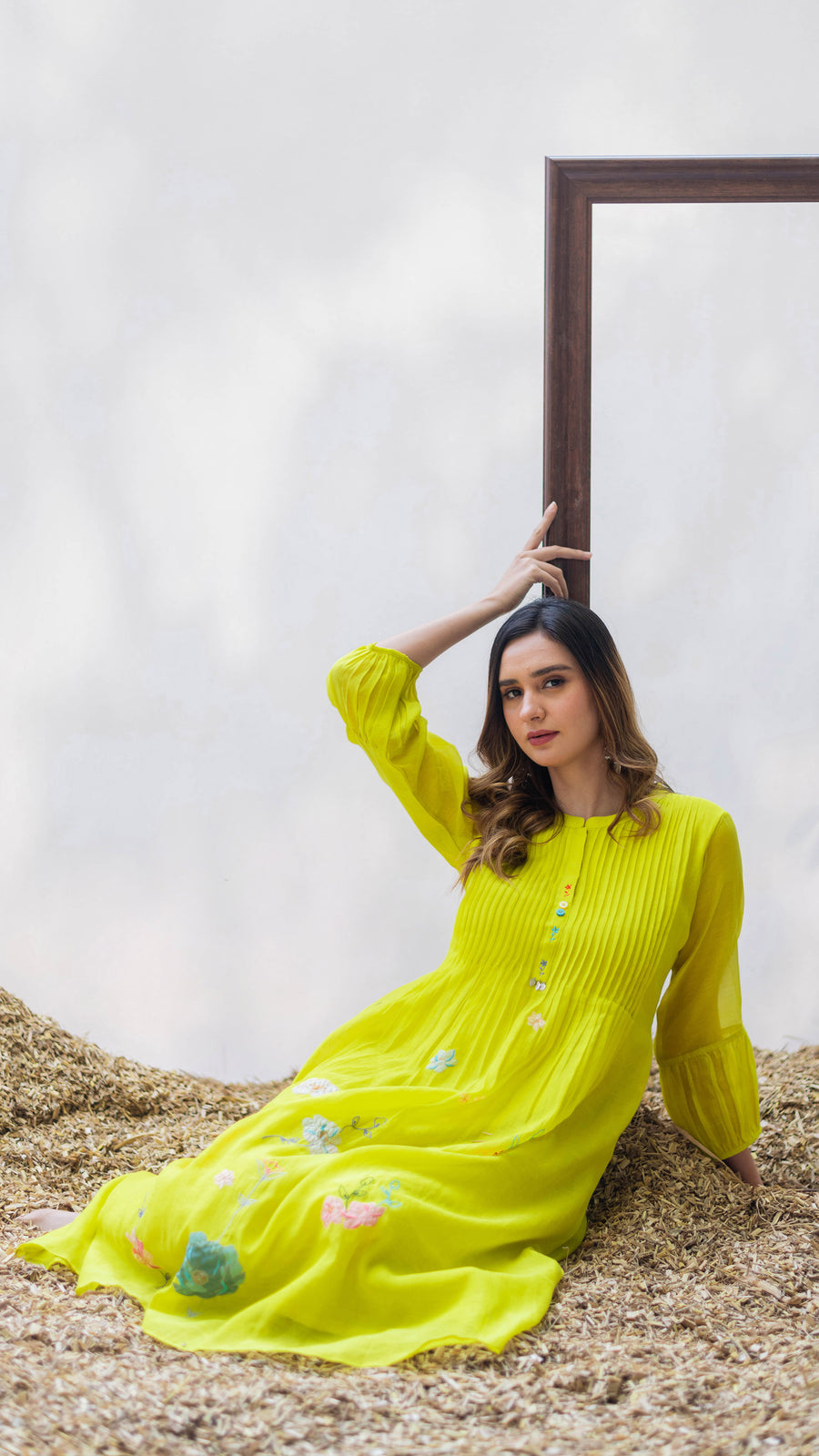 Zeba Mul Chanderi Tunic