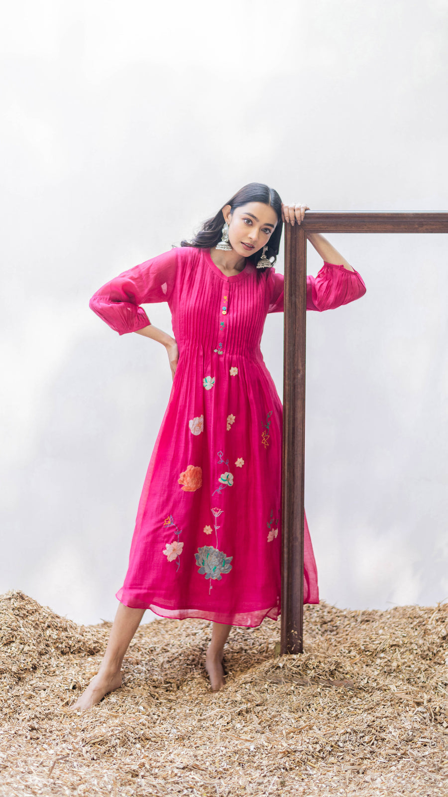 Zeba Mul Chanderi Tunic
