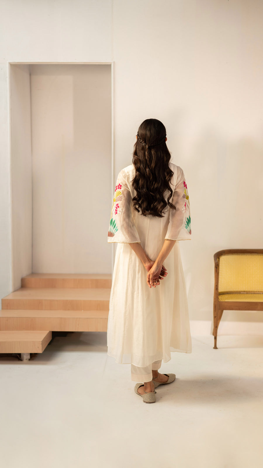 Zuri Mul Chanderi Tunic Set