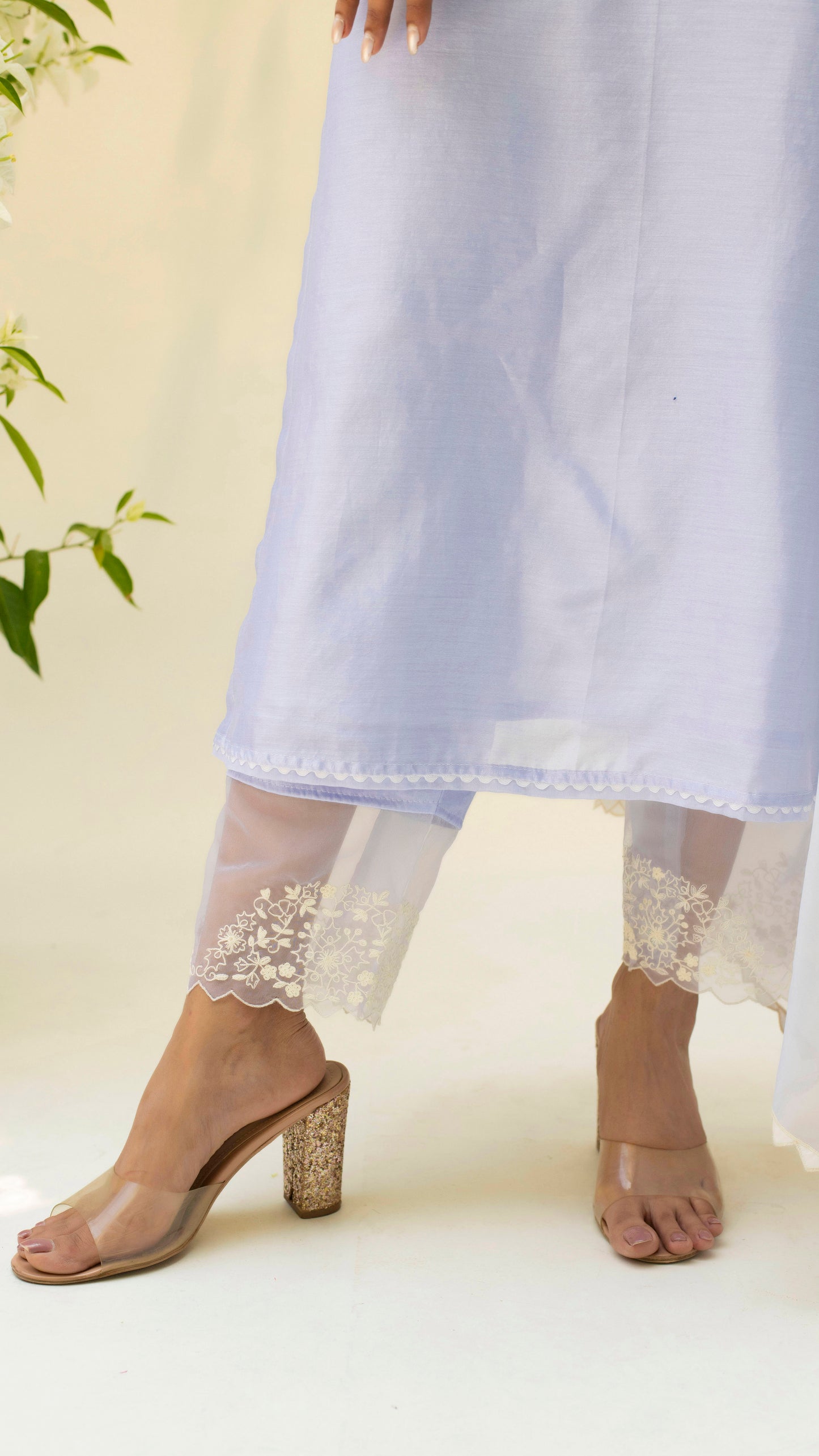 Fiza Kurta Set (Lavender)