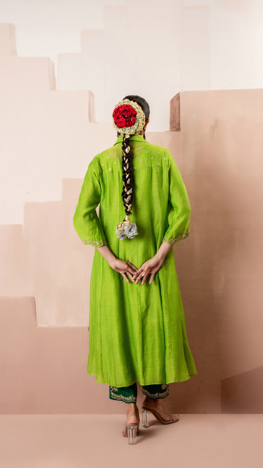 Tara Jacket Set (Green)