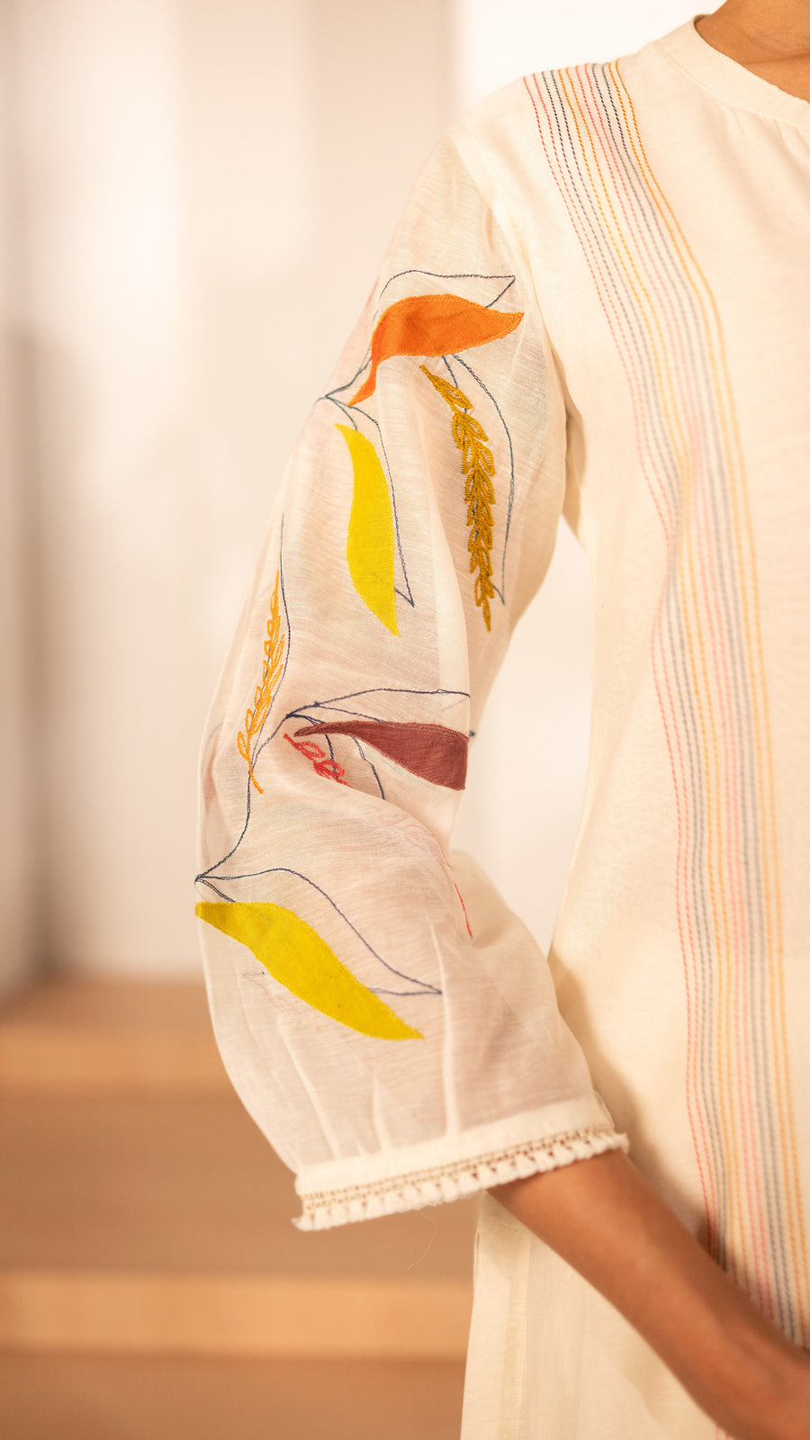 Ziva Mul Chanderi Co-ord Set