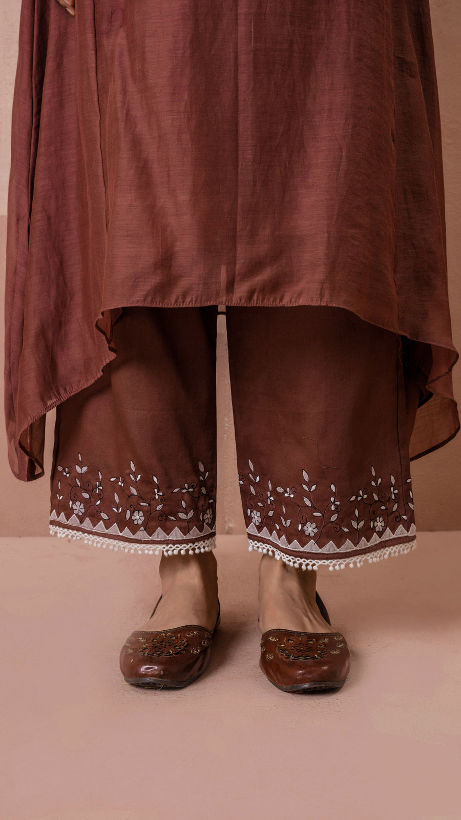 Alaya Mul Chanderi A-line Kurta Set