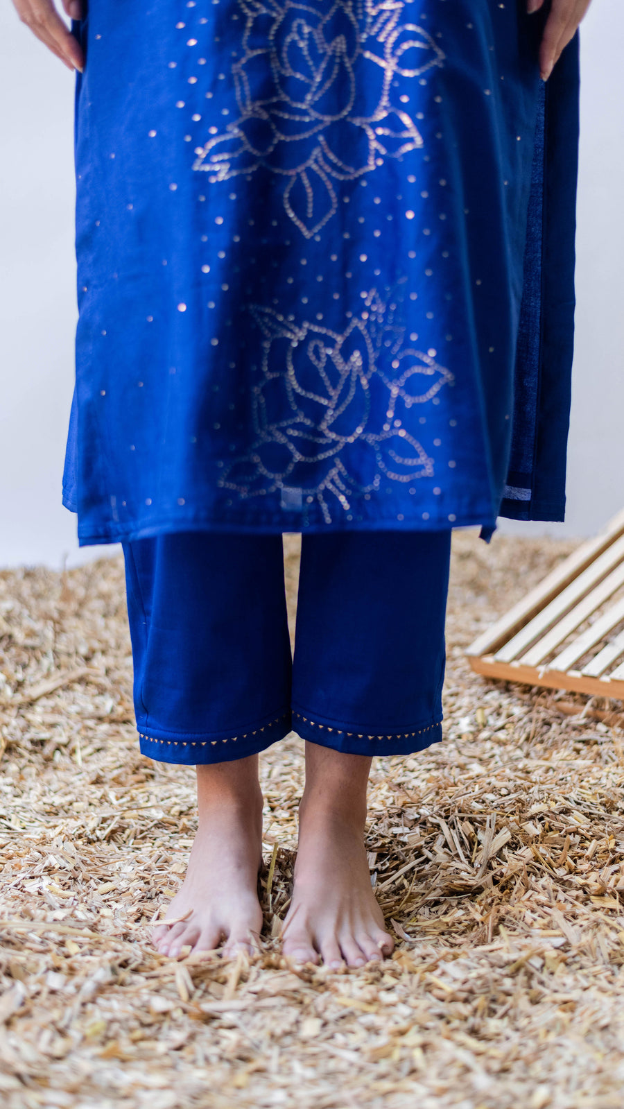 Bhini Kurta Set (Morpankhi)