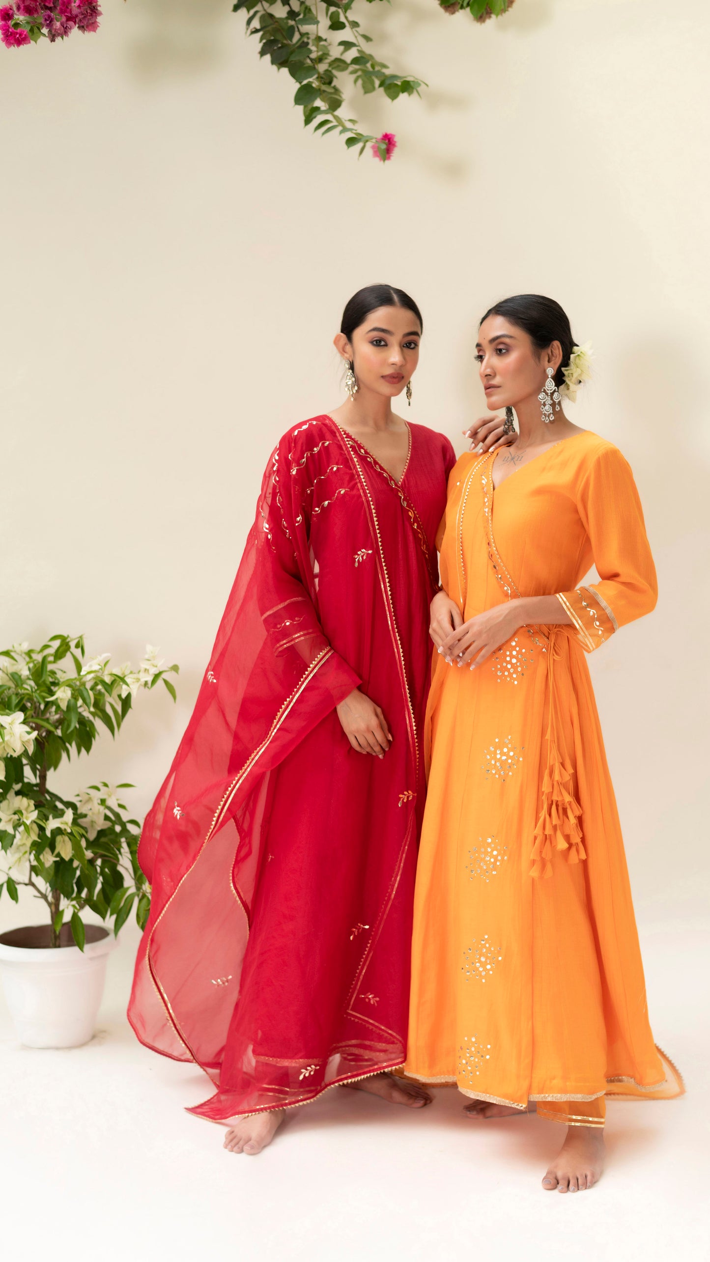 Muskat Angrakha Set (Burnt Orange)