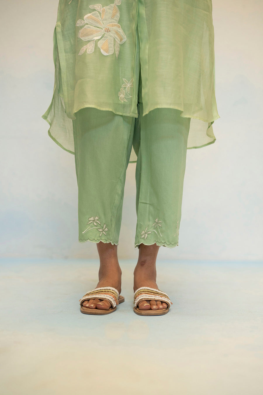 Zara Mul Chanderi Co-ord Set