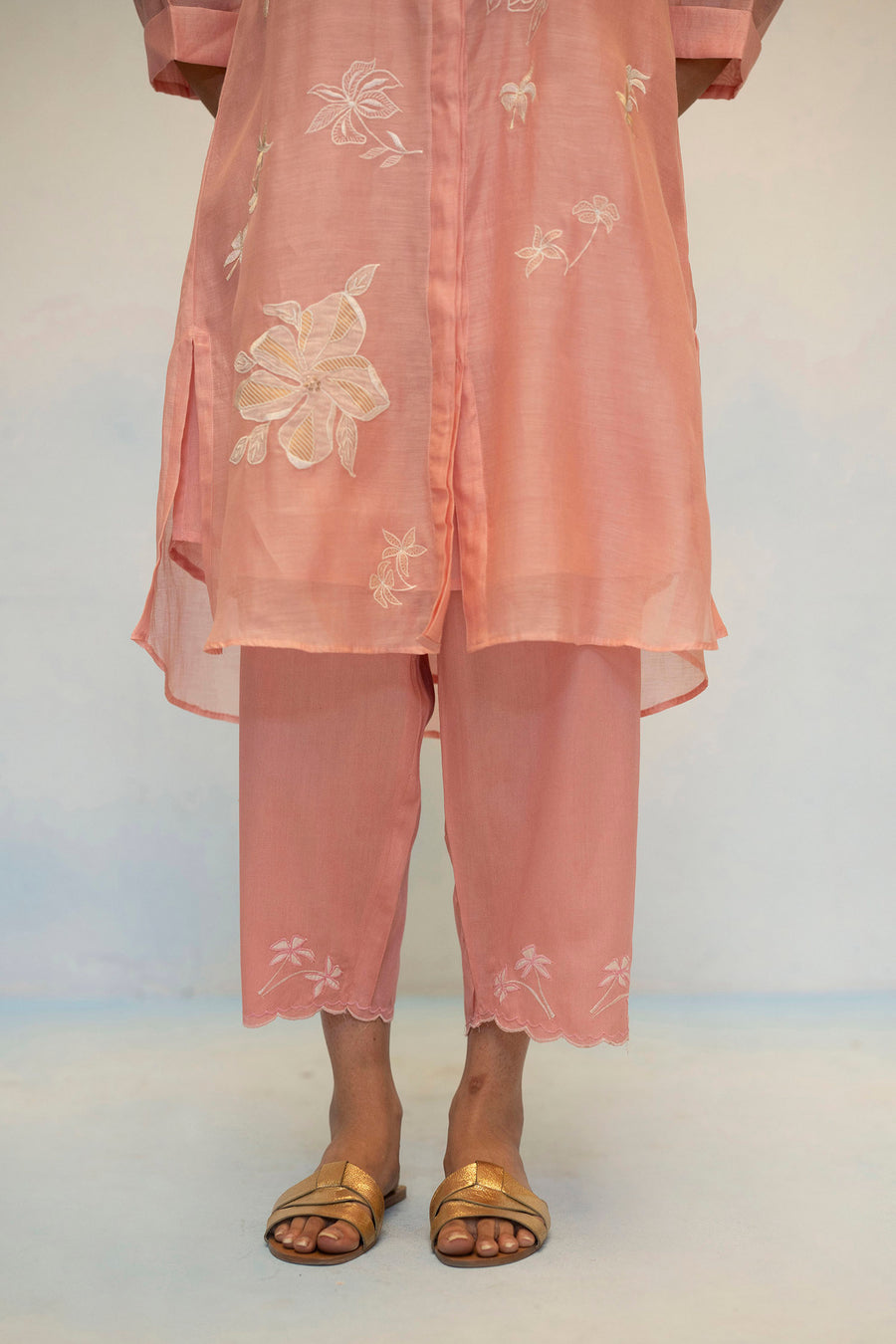 Zara Mul Chanderi Co-ord Set