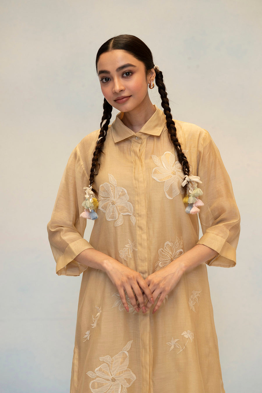 Zara Mul Chanderi Co-ord Set