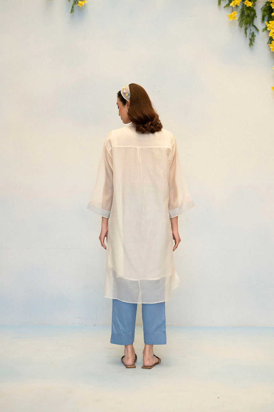 Rosh Mul Chanderi Co-ord Set