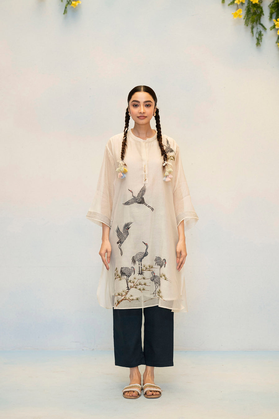 Rosh Mul Chanderi Co-ord Set