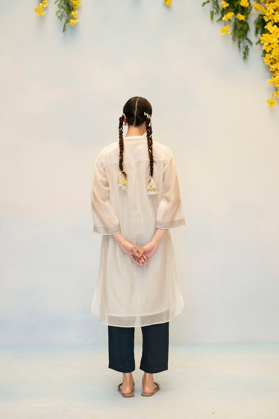 Rosh Mul Chanderi Co-ord Set