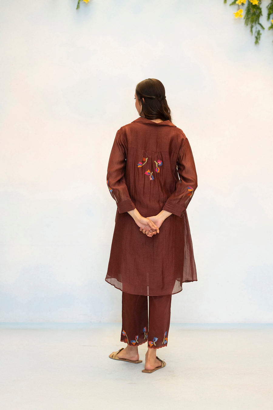 Aab Mul Chanderi Co-ord Set