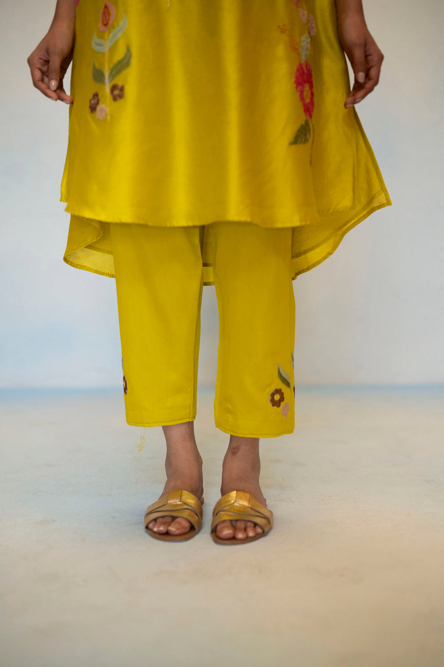 Gul Silk Chanderi Co-ord Set
