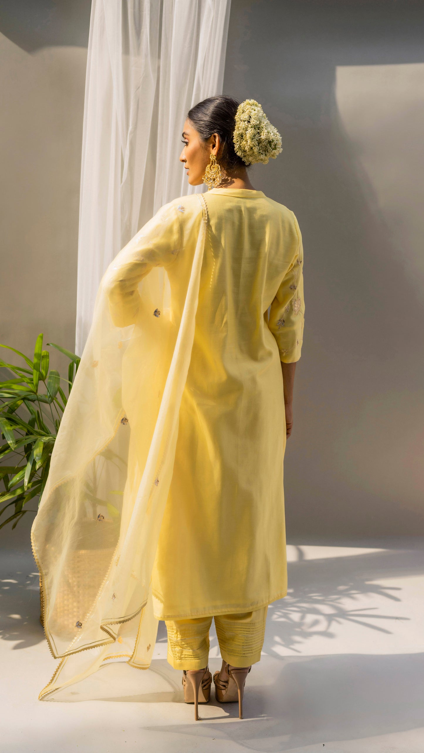 Alia Kurta Set (Summer Yellow)