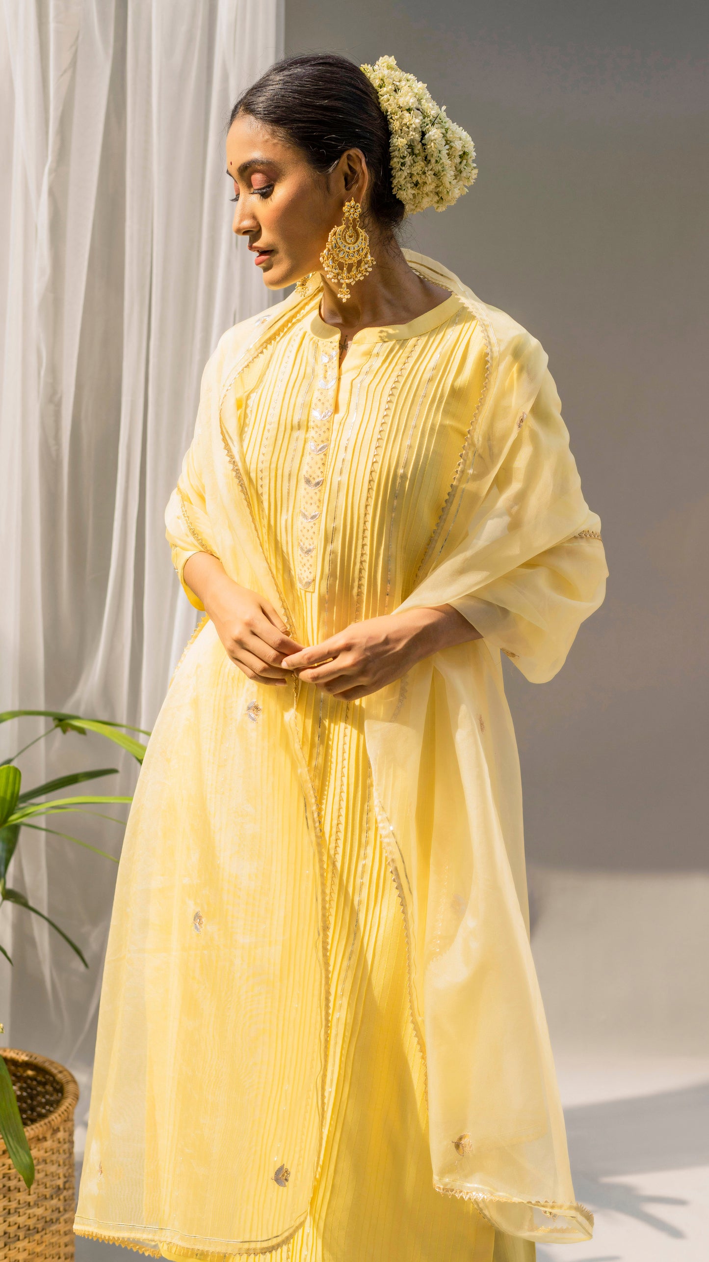 Alia Kurta Set (Summer Yellow)