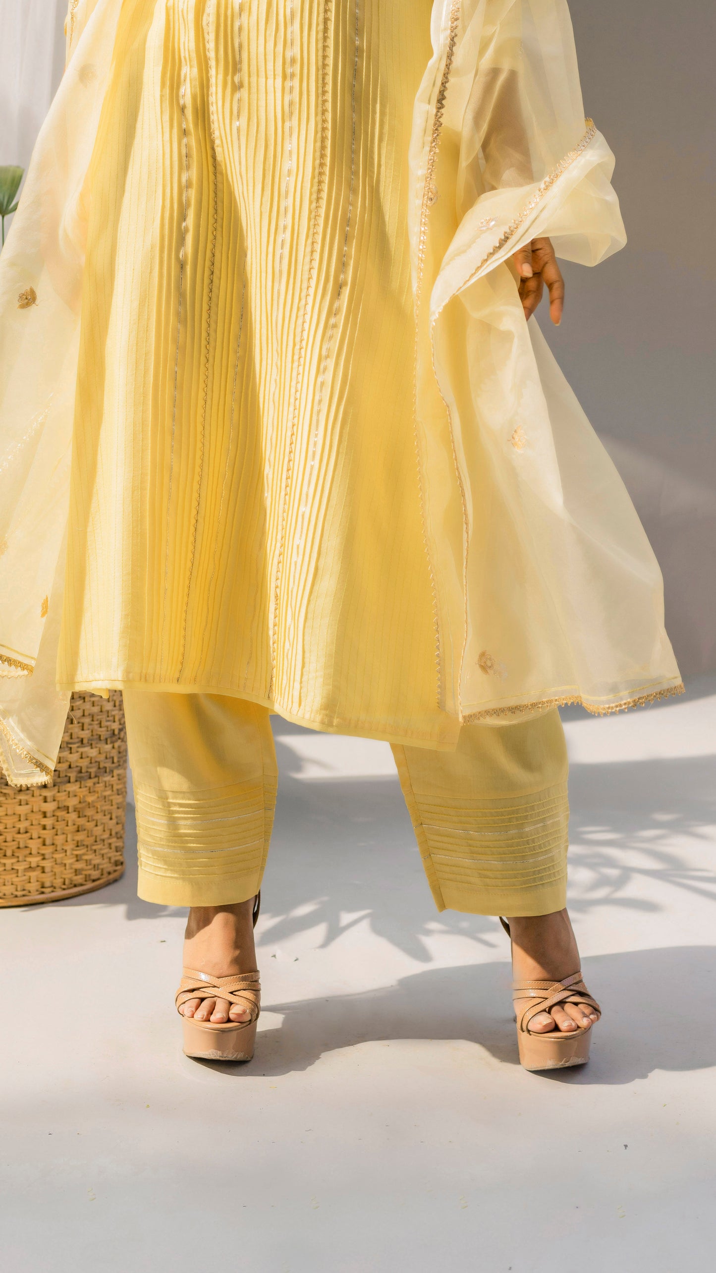Alia Kurta Set (Summer Yellow)