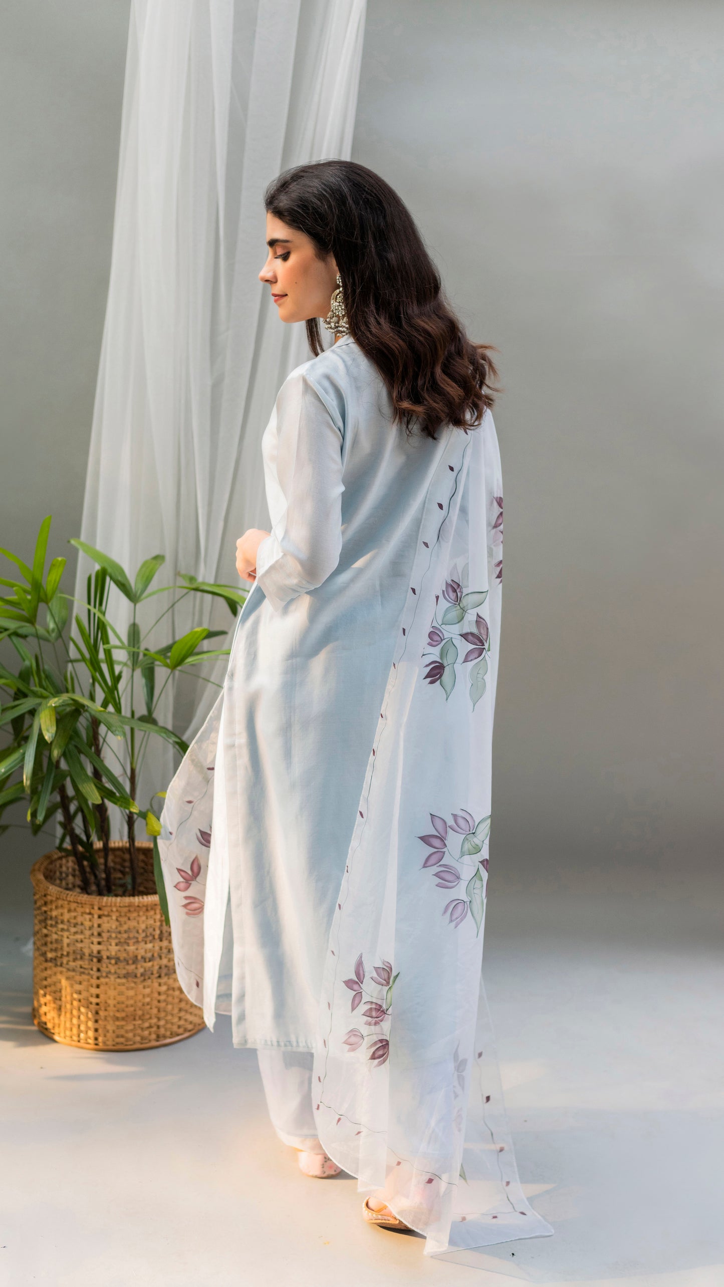 Zoya Kurta Set (Baby Blue)