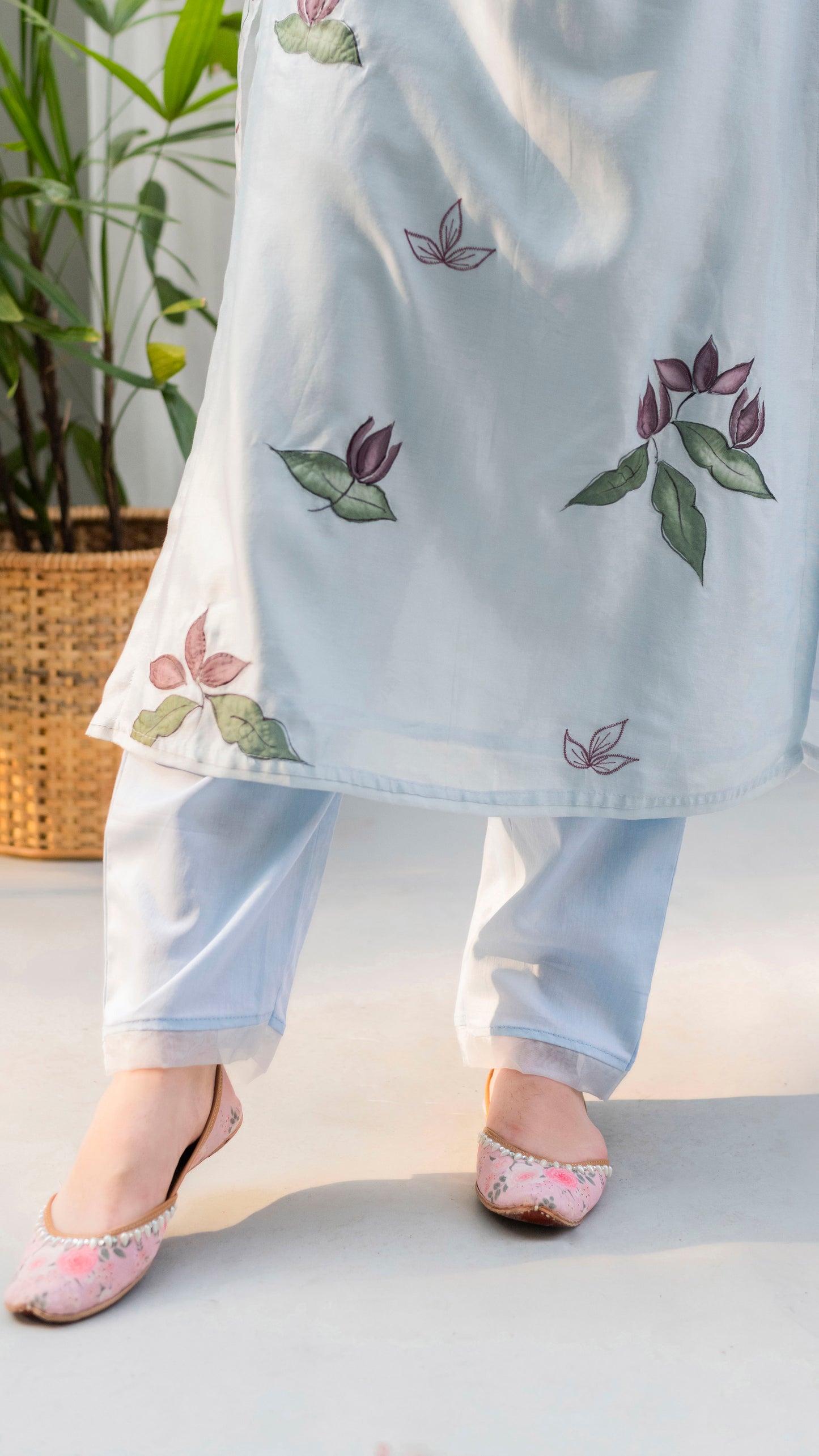 Zoya Kurta Set (Baby Blue)