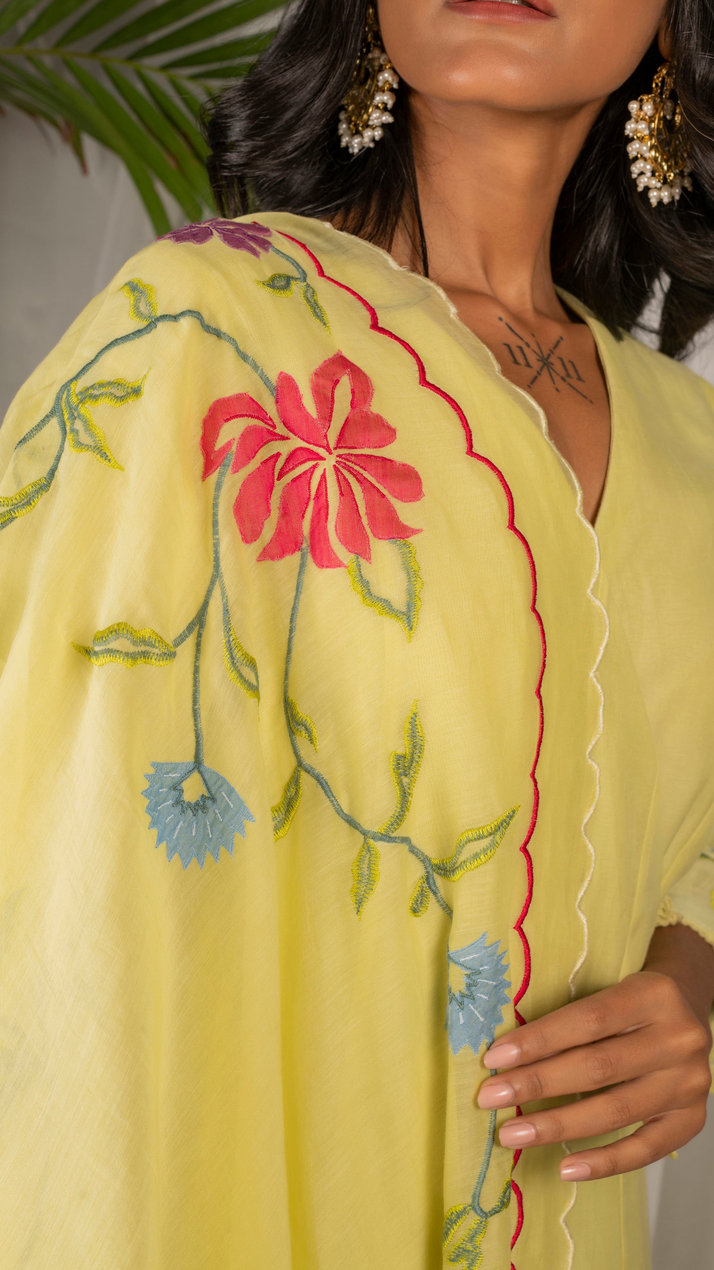 Mehr Angrakha Set (Lime Green)