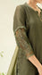 Reverse Applique Kurta Set (Cai Green)