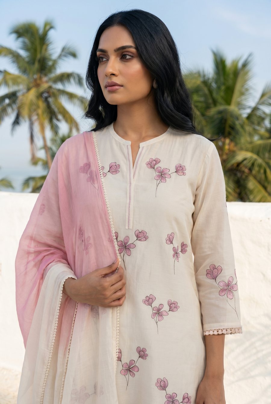 Style: Applique and Dupatta Color_Pink