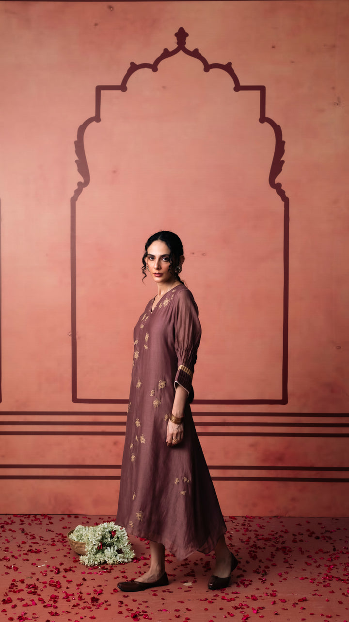 Niva Tunic Set (Brown)