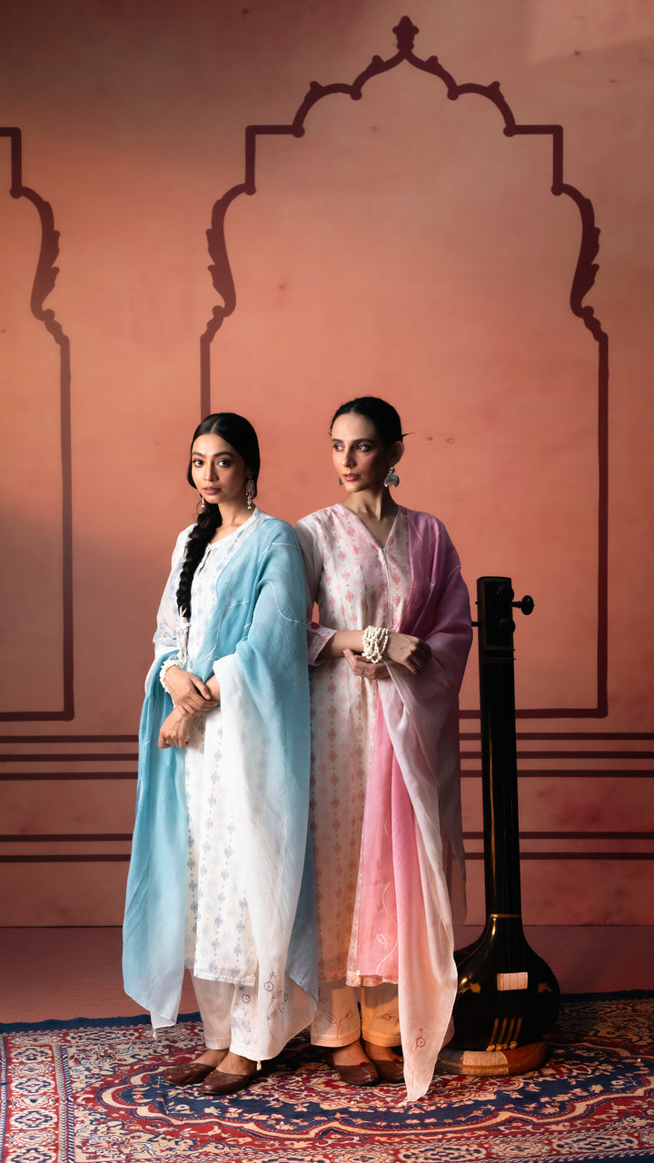Naveli Kurta Set (Blue)