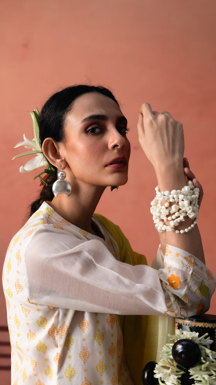 Naveli Kurta Set (Yellow)