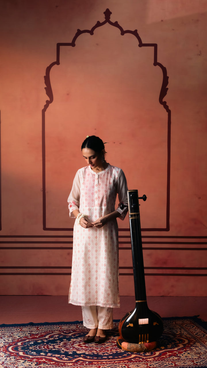 Naveli Kurta Set (Pink)