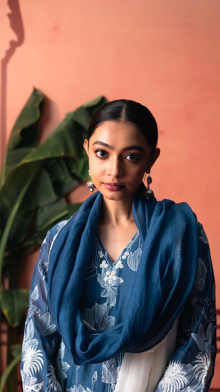 Seher Kurta Set (Blue)