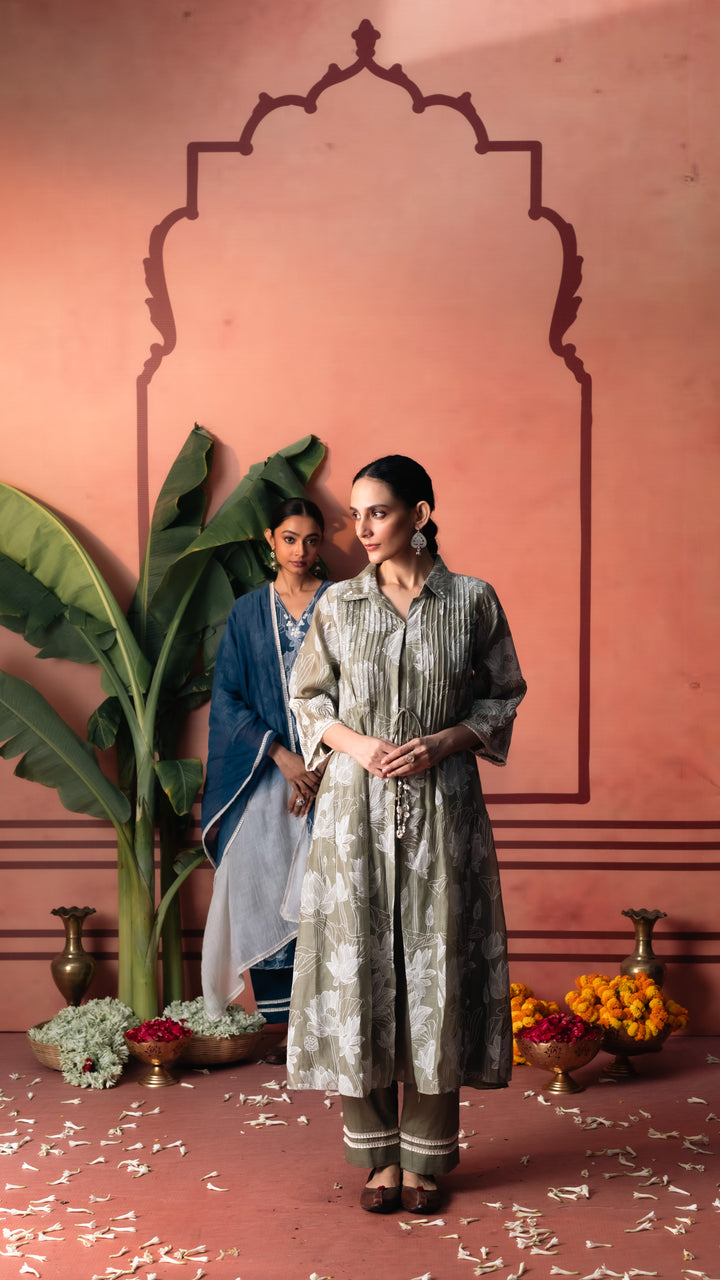 Seher Tunic Set (Green)