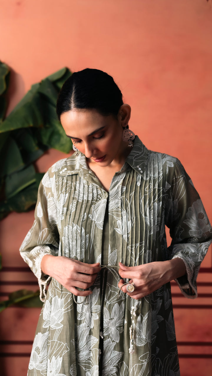 Seher Tunic Set (Green)