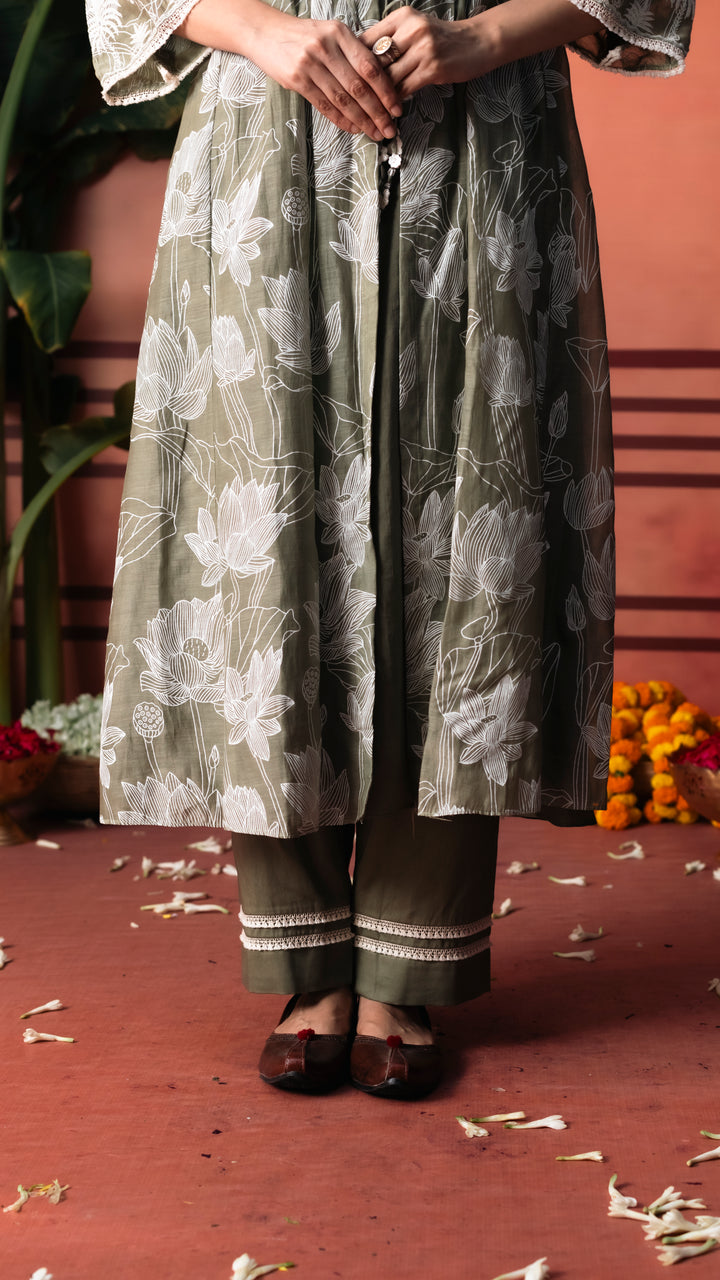 Seher Tunic Set (Green)