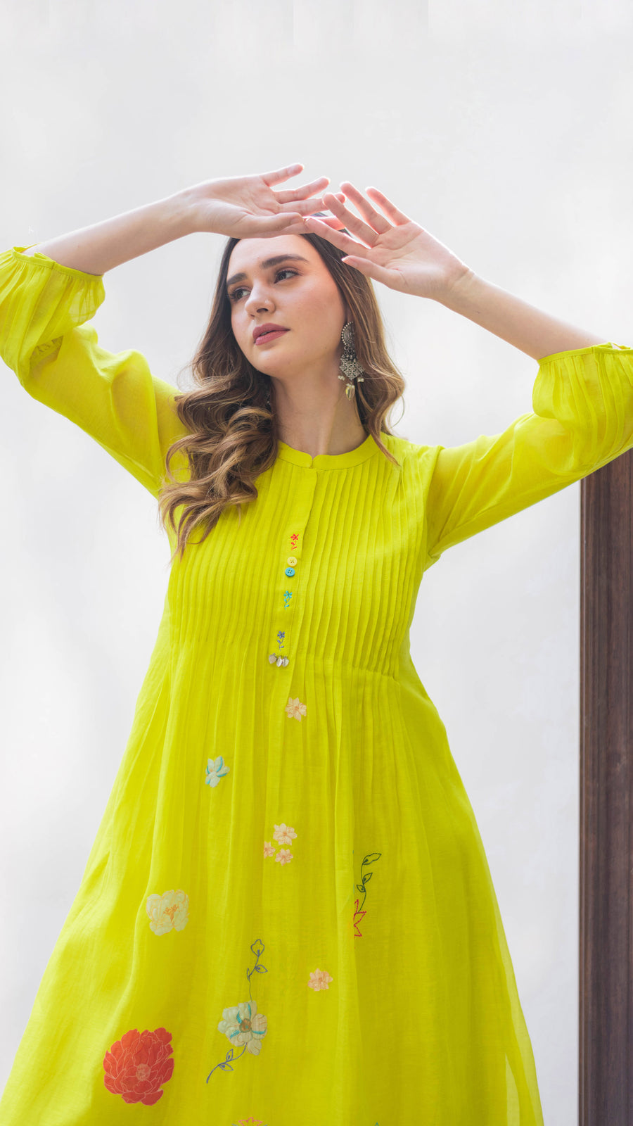 Zeba Mul Chanderi Tunic