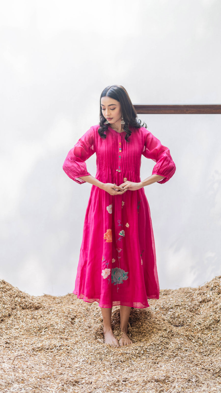 Zeba Mul Chanderi Tunic
