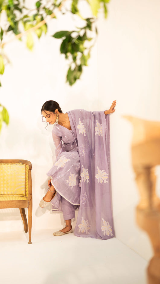 Zara Anarkali Set
