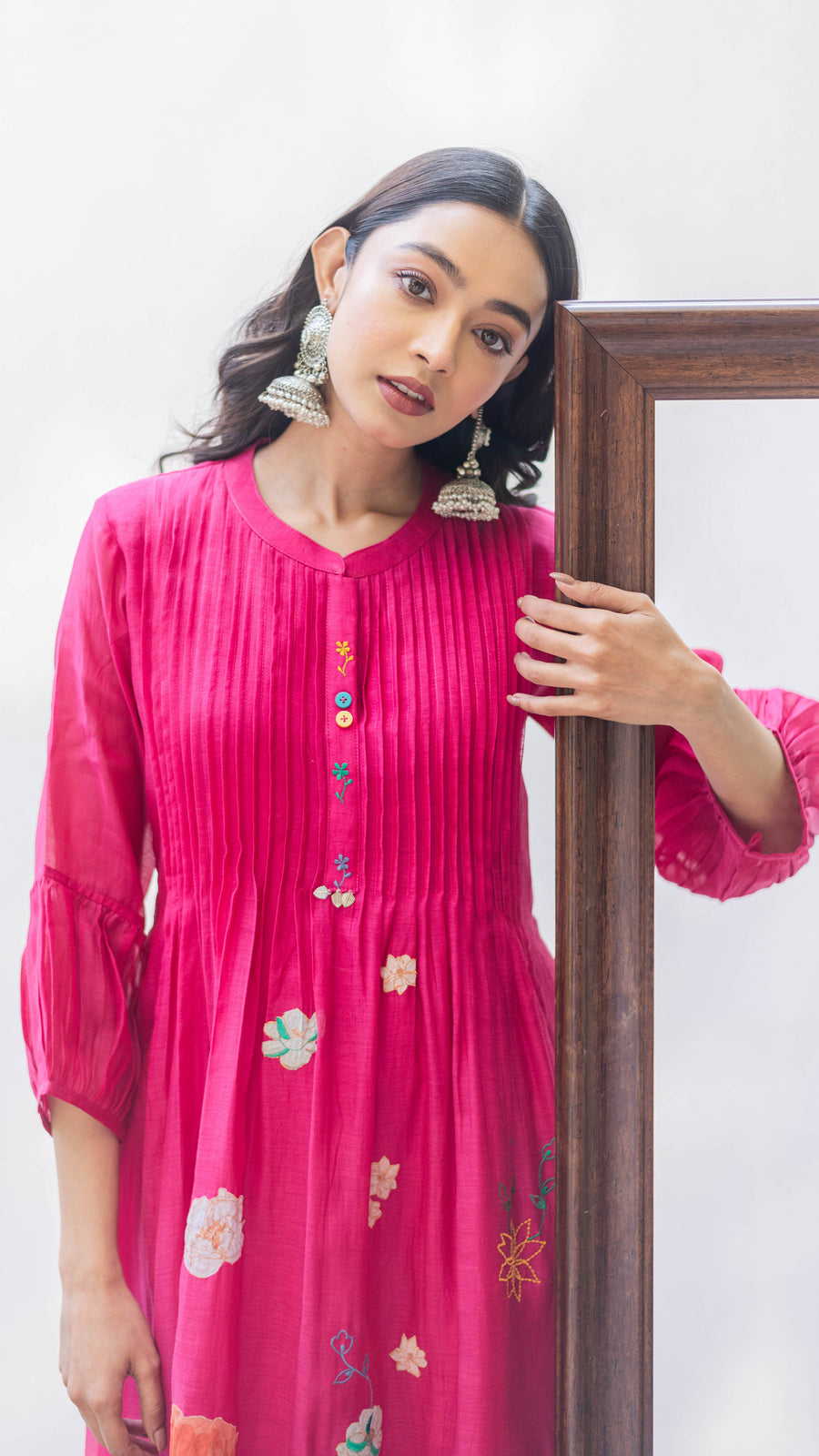 Zeba Mul Chanderi Tunic
