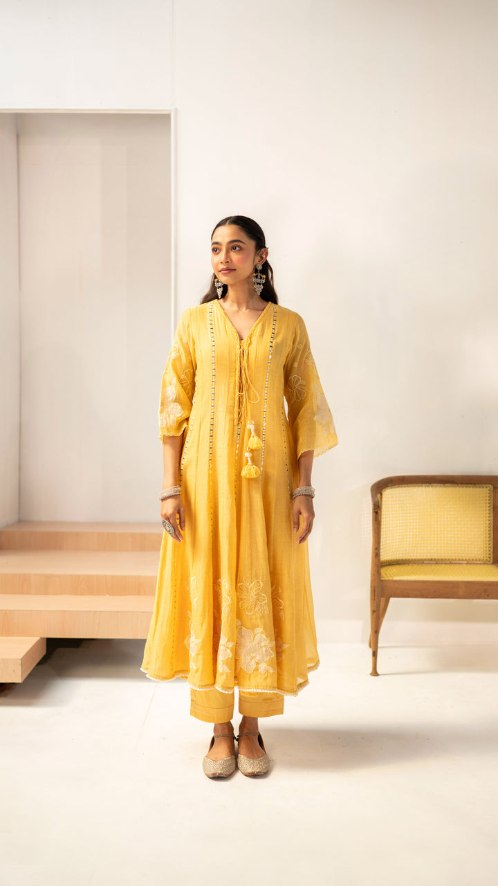 Zara Anarkali Set
