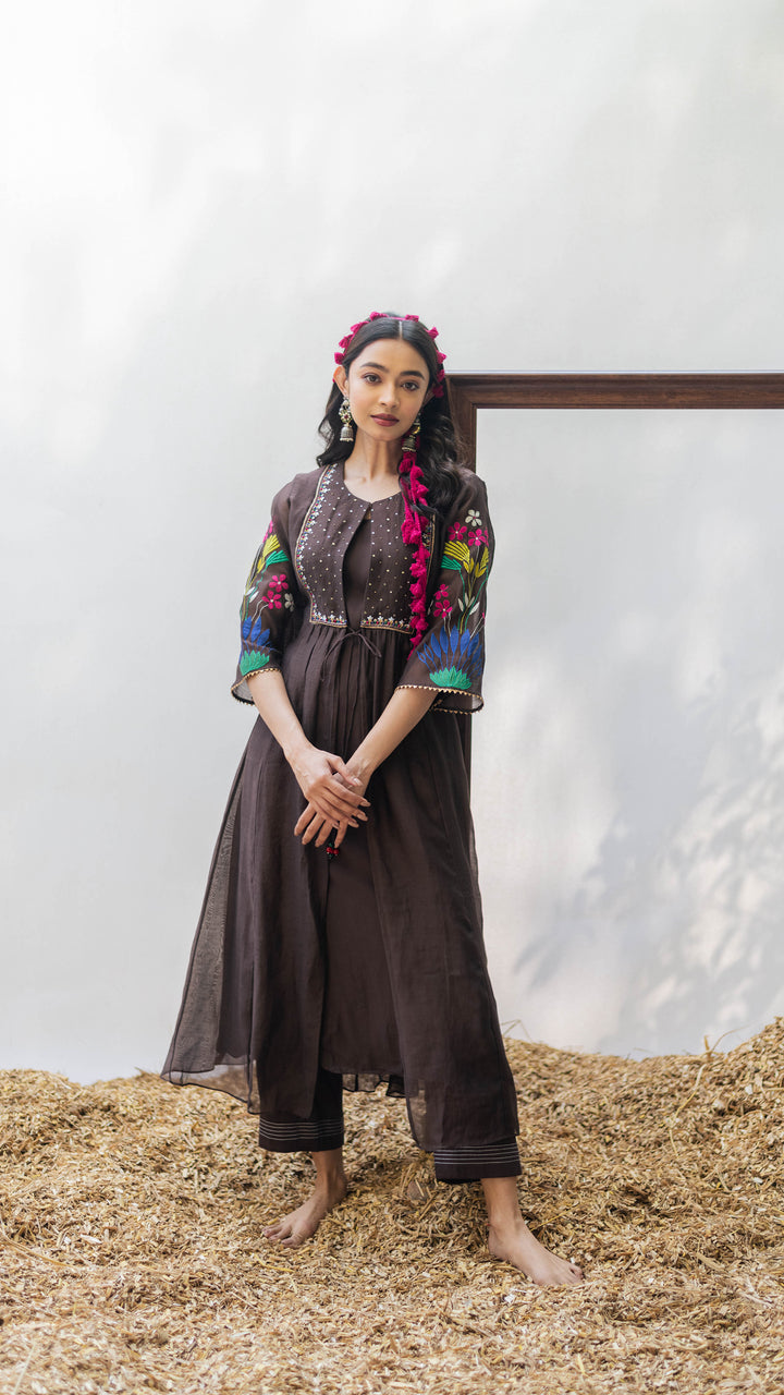 Zuri Jacket Tunic (Badami)