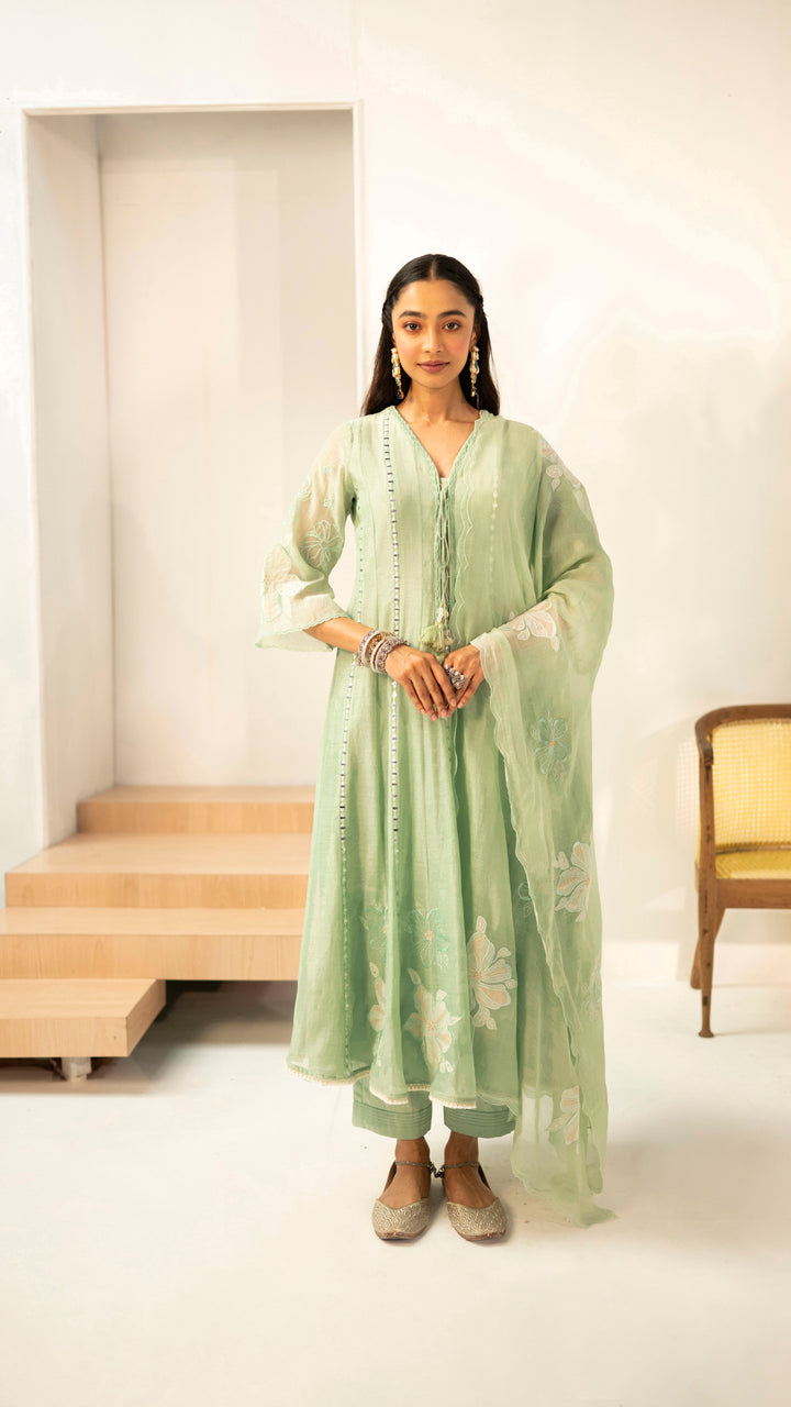 Zara Anarkali Set