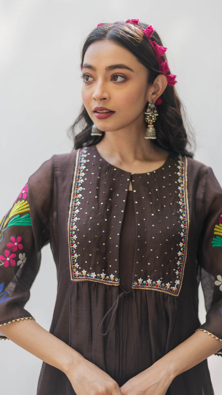 Zuri Jacket Tunic (Badami)