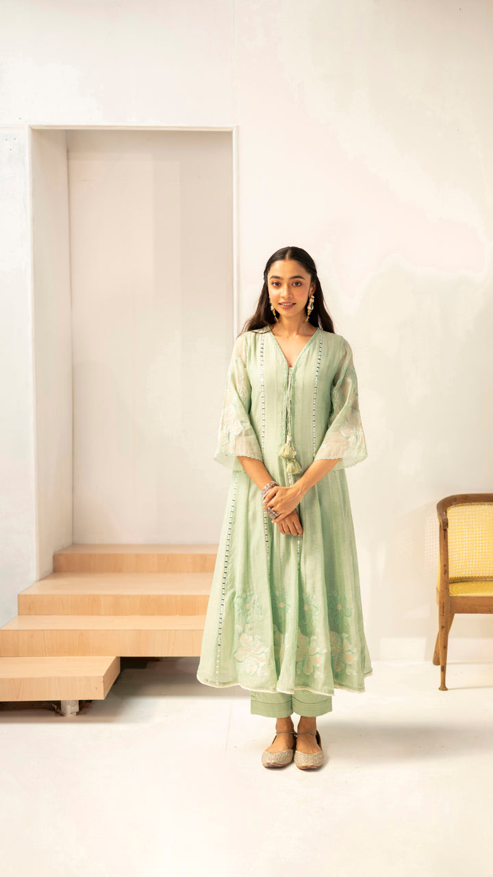 Zara Anarkali Set