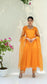 Dastak Anarkali Set (Burnt Orange)