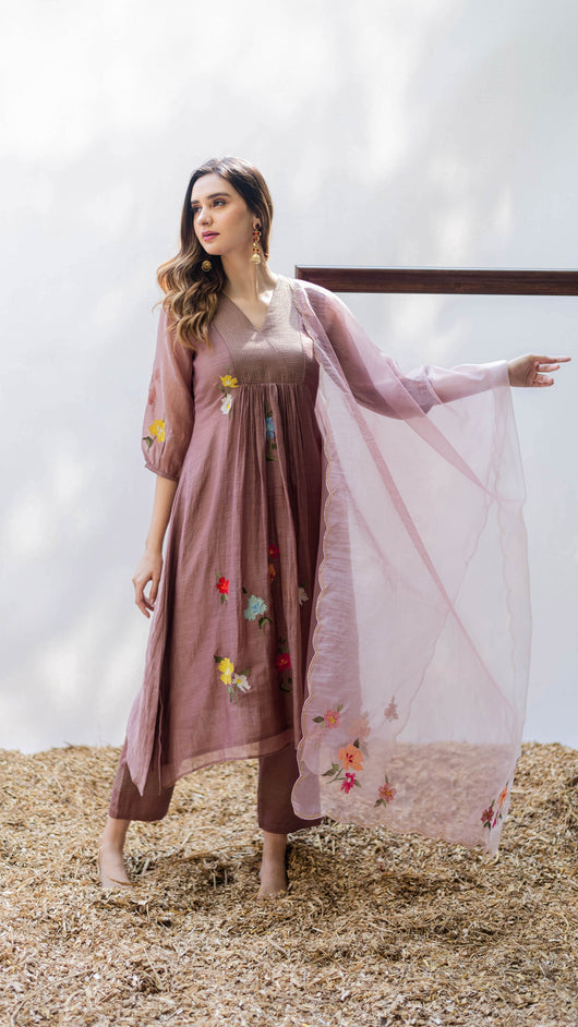 Zooni Tunic Set (Badami)