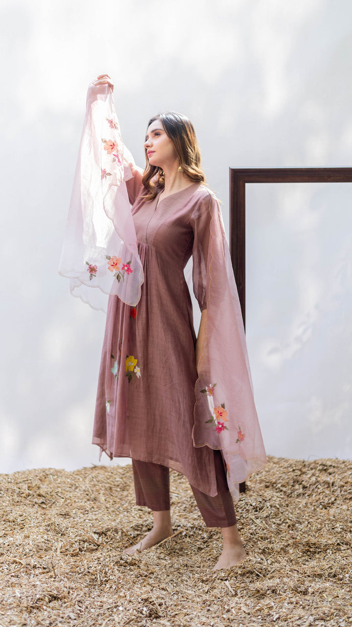 Zooni Tunic Set (Badami)