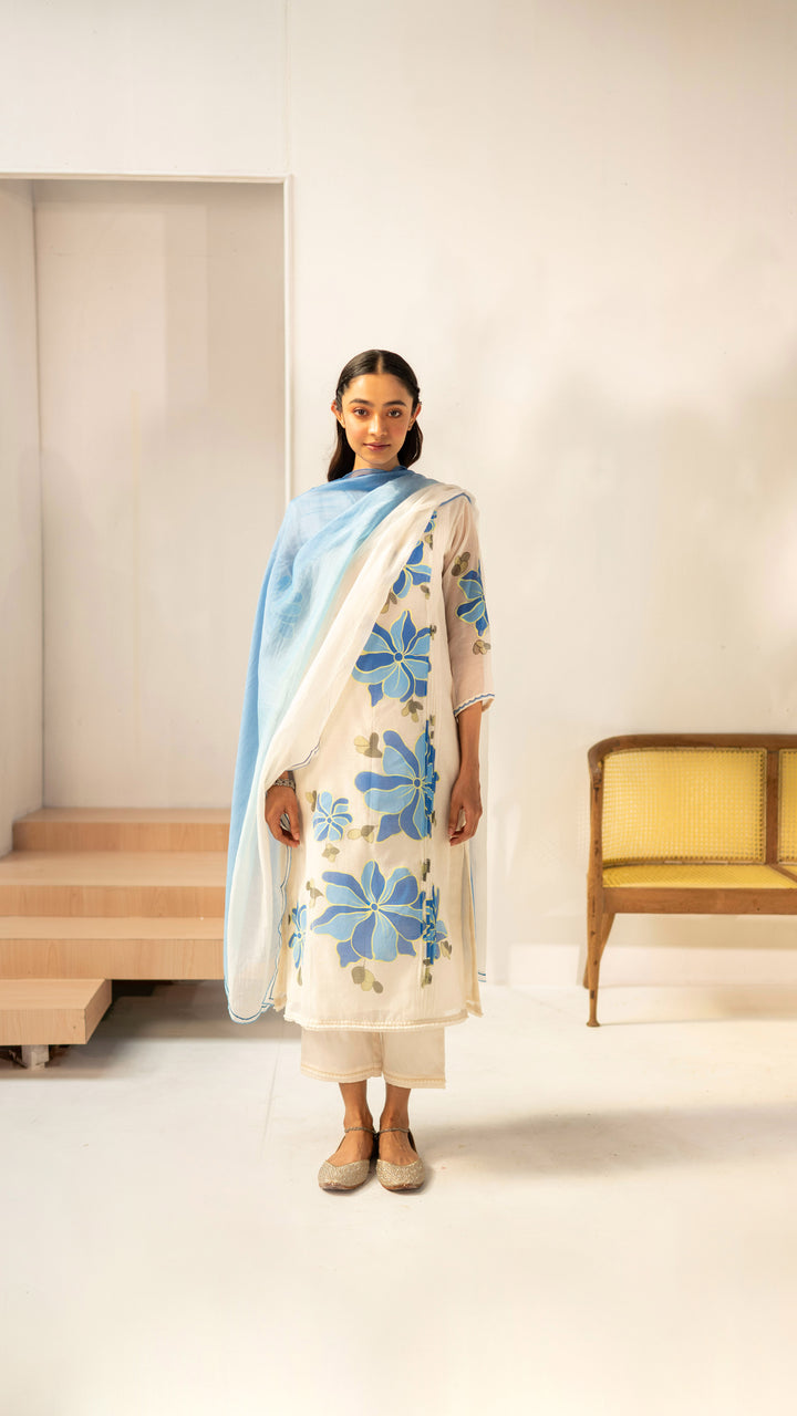 Zoya Kurta Set (Off-White)