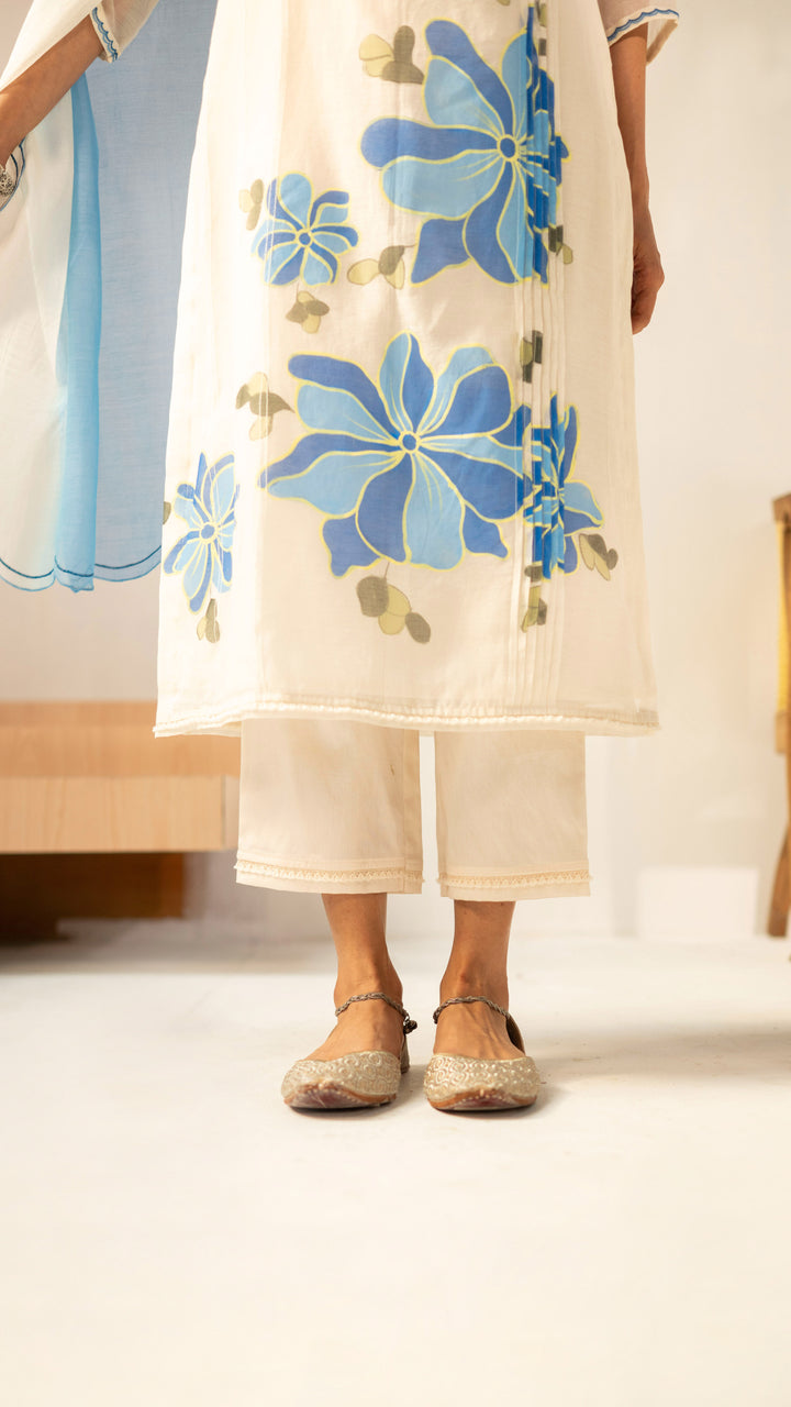Zoya Kurta Set (Off-White)