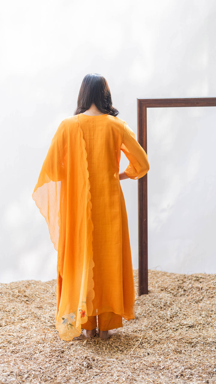 Zooni Tunic Set (Narangi)