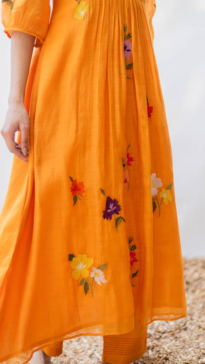 Zooni Tunic Set (Narangi)