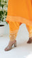 Seher Asymmetrical Kurta Set (Burnt Orange)